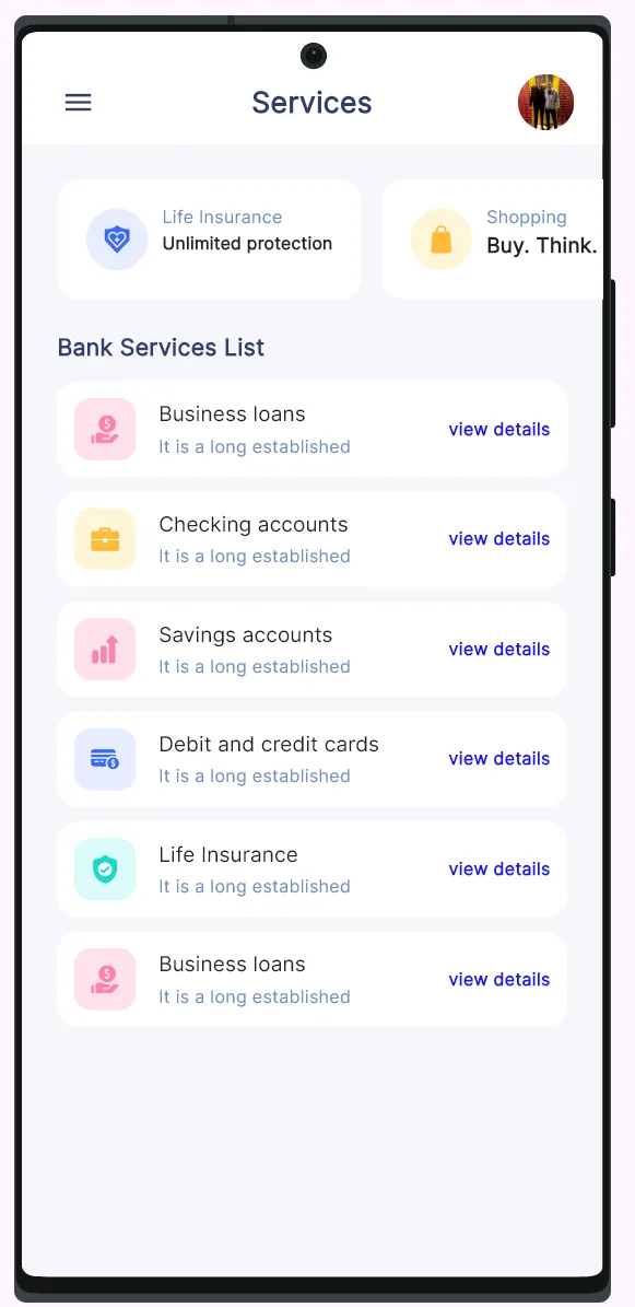 Bank Dash mobile screen 13
