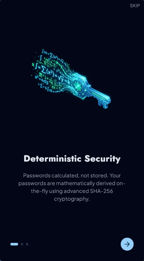 Kryptix mobile screen 1