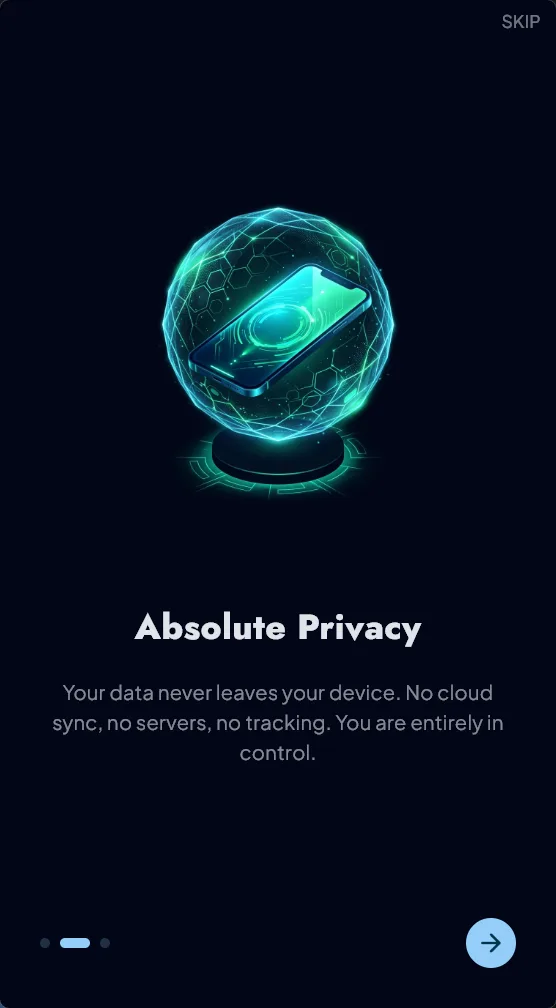Kryptix mobile screen 2