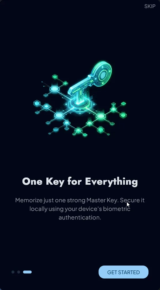 Kryptix mobile screen 3