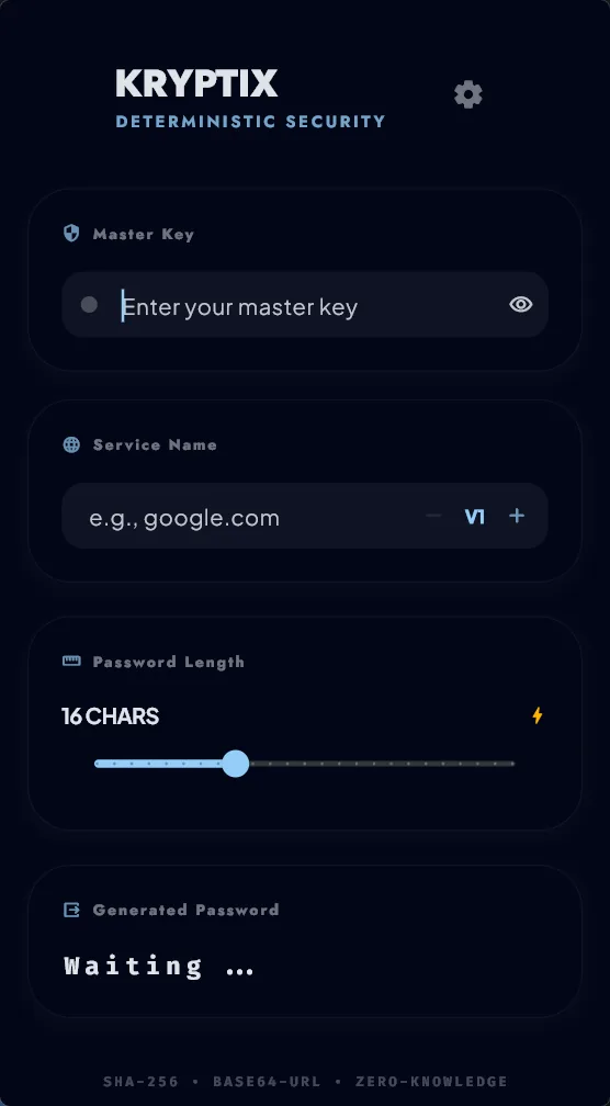 Kryptix mobile screen 4